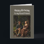 Good Friends Birthday Love Card<br><div class="desc">Good Friends Birthday Love  Friends help you find laughter,  hope and courage</div>