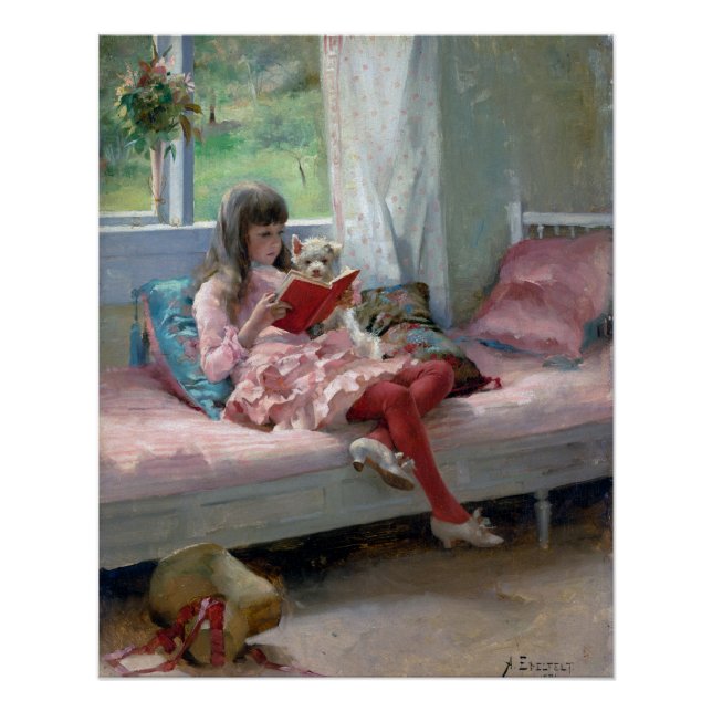 Good Friends by Albert Edelfelt 1881 Poster (Front)