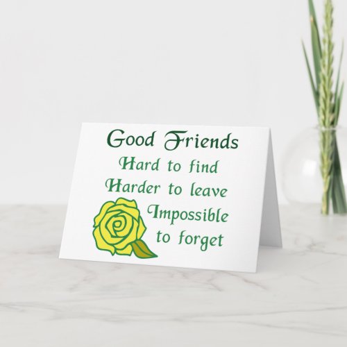 Good Friends Card