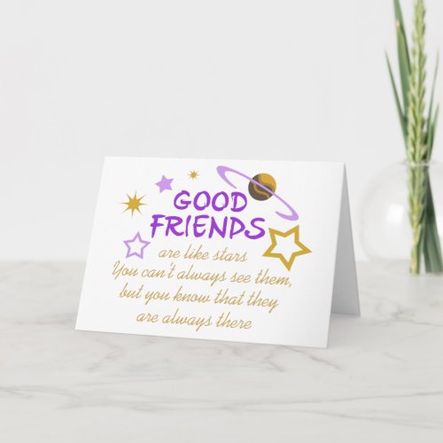 Good Friends Card