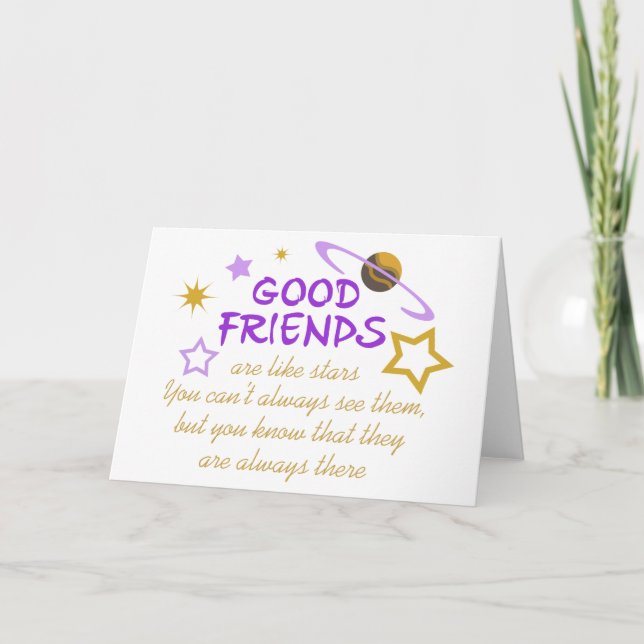 Good Friends Card (Front)