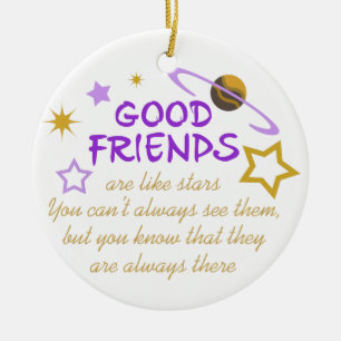 Good Friends Ceramic Ornament