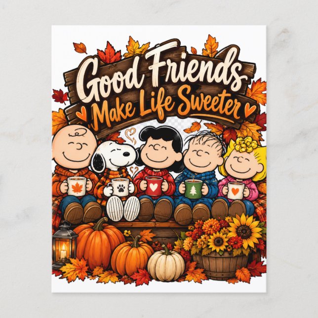 Good Friends Make Life Sweeter! Flyer (Front)