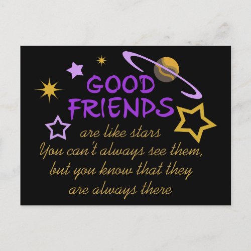 Good Friends Postcard