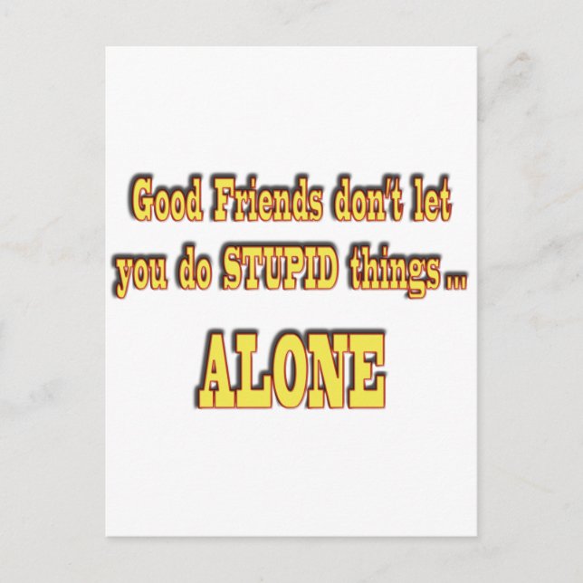 Good Friends Postcard (Front)