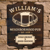 Good Friends Signature Series Bar Sign (Front)
