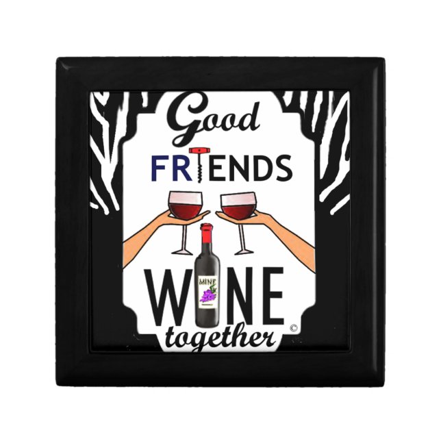 Good Friends Wine Gift Box (Front)