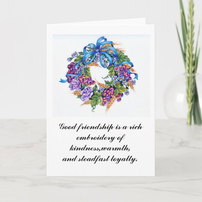 Good Friendships Card (Front)