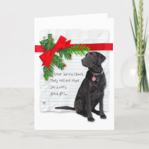 Good Girl Funny Christmas Holiday Card