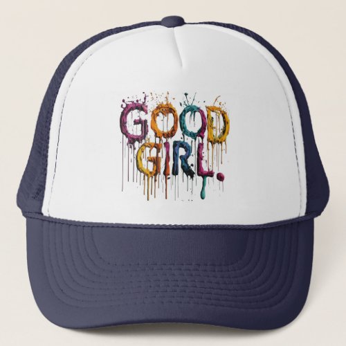GOOD GIRL STYLISH TRUCKER HAT