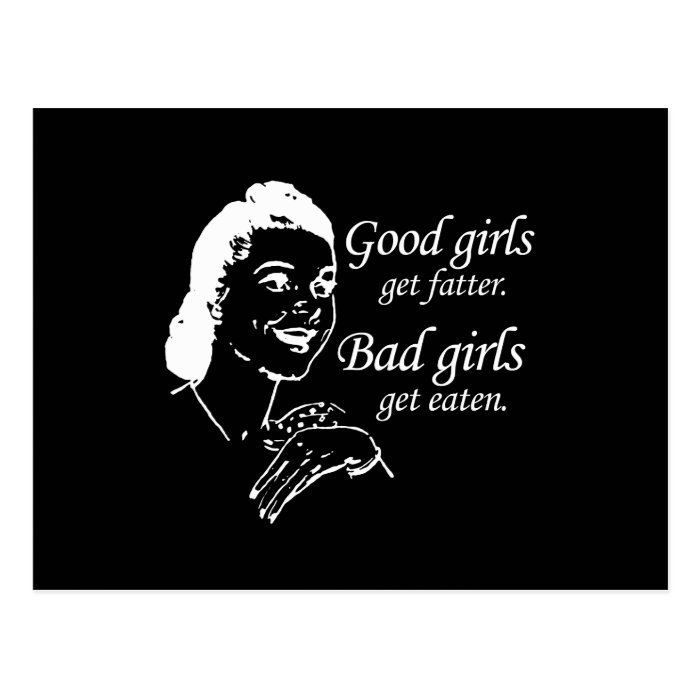 GOOD GIRLS BAD GIRLS POST CARDS