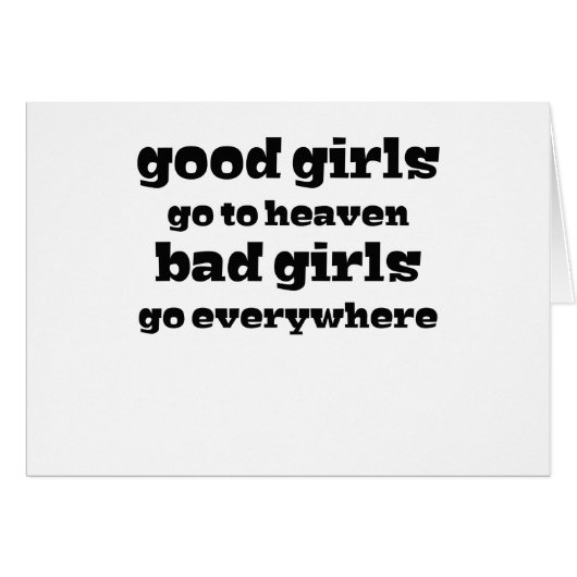 good girls cards (Front Horizontal)