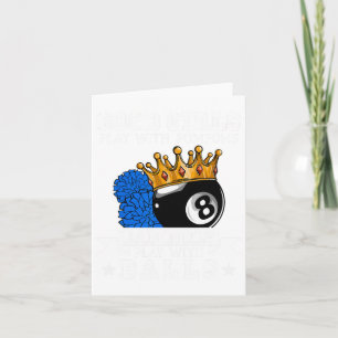 Good Girls D Girls Pool Player Funny Billiards Card