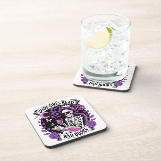 Good Girls Read Bad Books  Beverage Coaster