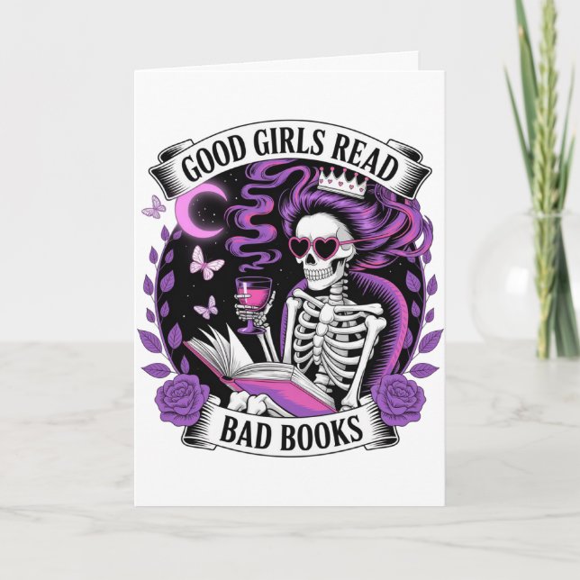 Good Girls Read Bad Books  Card (Front)