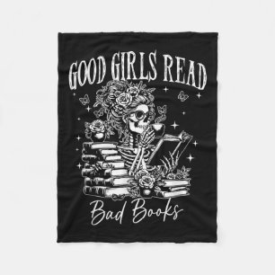 Good Girls Read Bad Books, Funny Smut Reader Dark Fleece Blanket