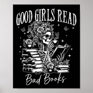Good Girls Read Bad Books, Funny Smut Reader Dark Poster