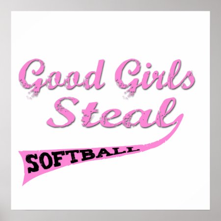 Good Girls Steal (pink Urban) Poster