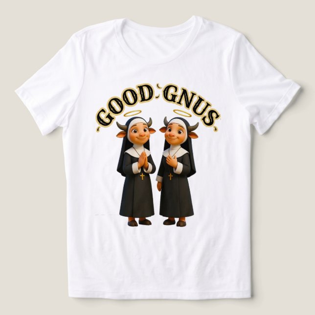 Good Gnus Tri-Blend Shirt (Design Front)