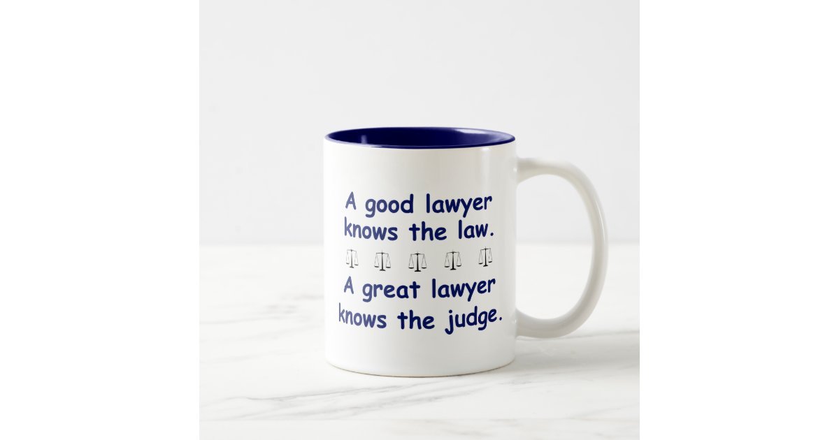 Good/Great Lawyer Two-Tone Coffee Mug | Zazzle