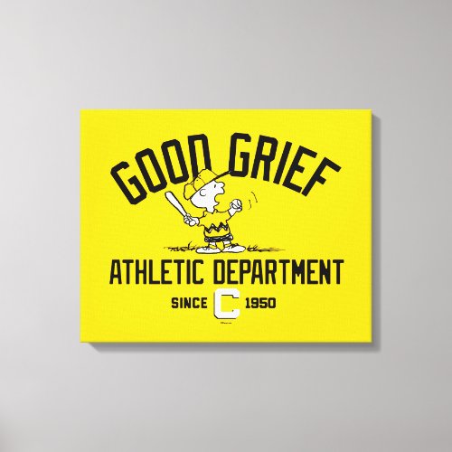 Good Grief Athletic Department Canvas Print