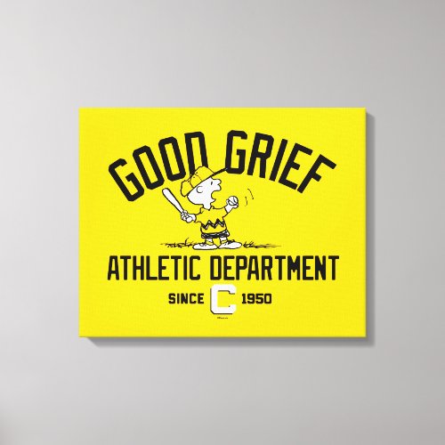 Good Grief Athletic Department Canvas Print