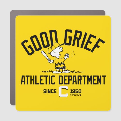 Good Grief Athletic Department Car Magnet