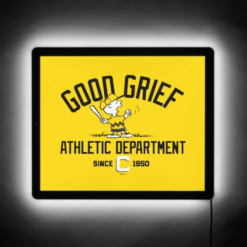 Good Grief Athletic Department LED Sign