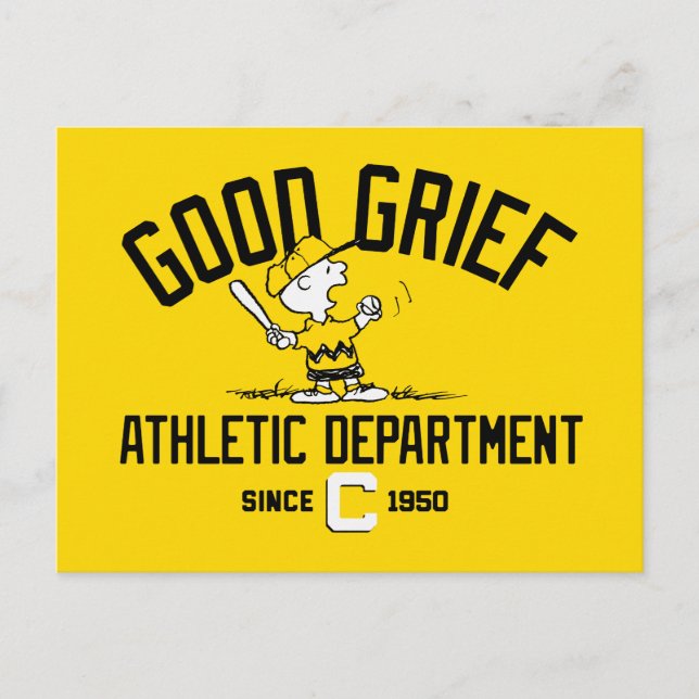 Good Grief Athletic Department Postcard (Front)
