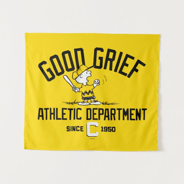 Good Grief Athletic Department Tapestry (Front (Horizontal))