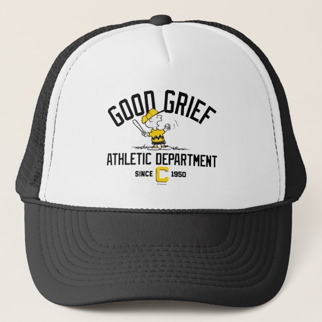 Good Grief Athletic Department Trucker Hat (Front)