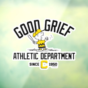 Good Grief Athletic Department Window Cling