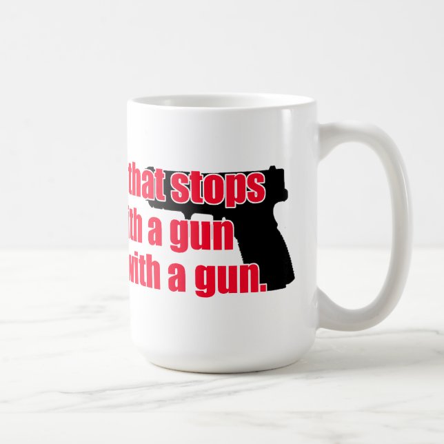 Good guy gun coffee mug (Right)
