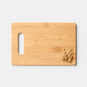 Good Hare Day. Hare & Prosecco! Engraved Cutting Board