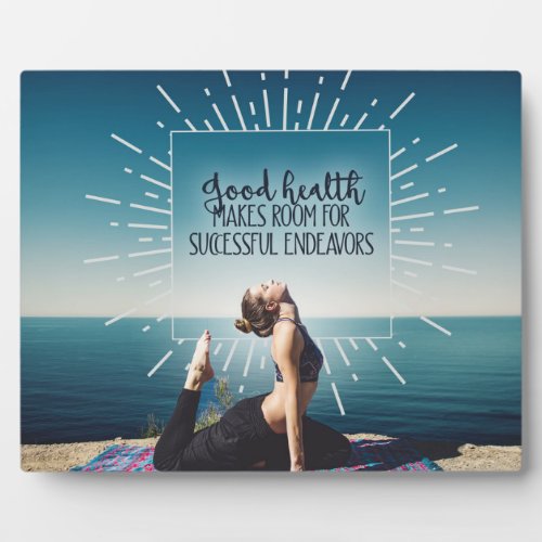 Good Health Plaque