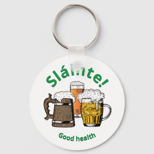 Good Health Slinte Beers Keychain