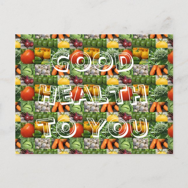 Good Health to You Postcard (Front)