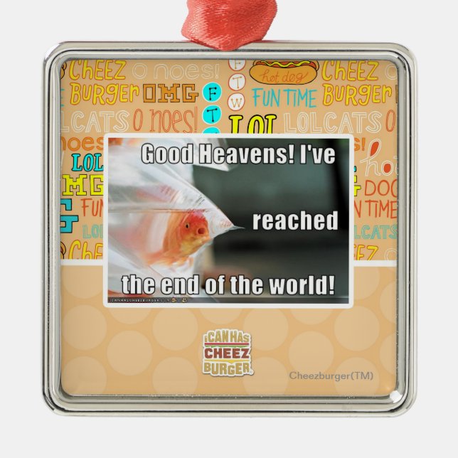 Good Heavens! Metal Ornament (Front)