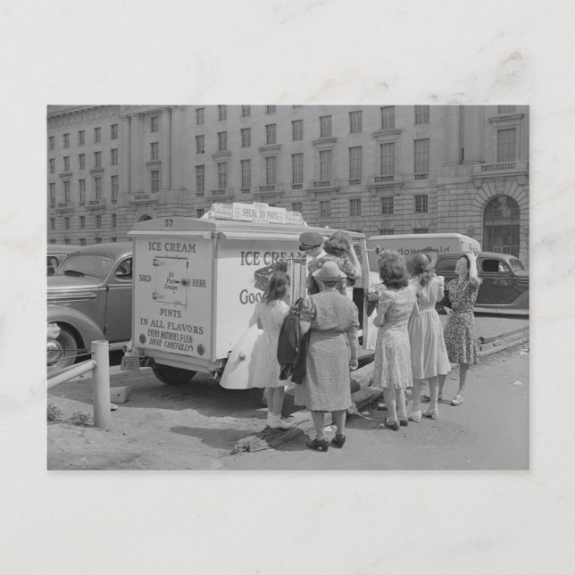 Good Humor Ice Cream Truck Postcard (Front)