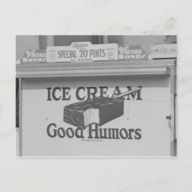 Good Humors Ice Cream Truck Postcard (Front)