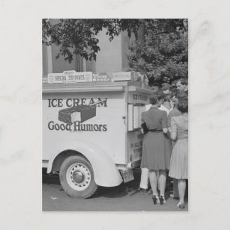 Good Humors Ice Cream Truck Postcard
