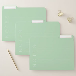Good Idea File Folders Mint Green