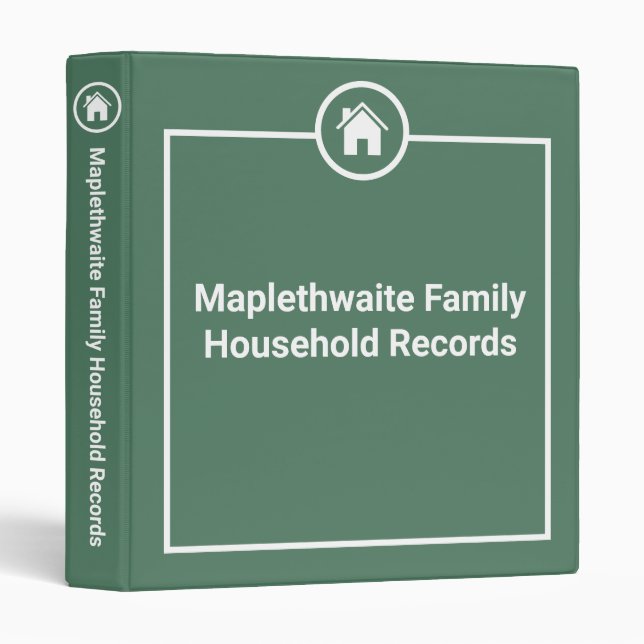 Good Ideas | Binder | Home | Sage Green (Front/Spine)