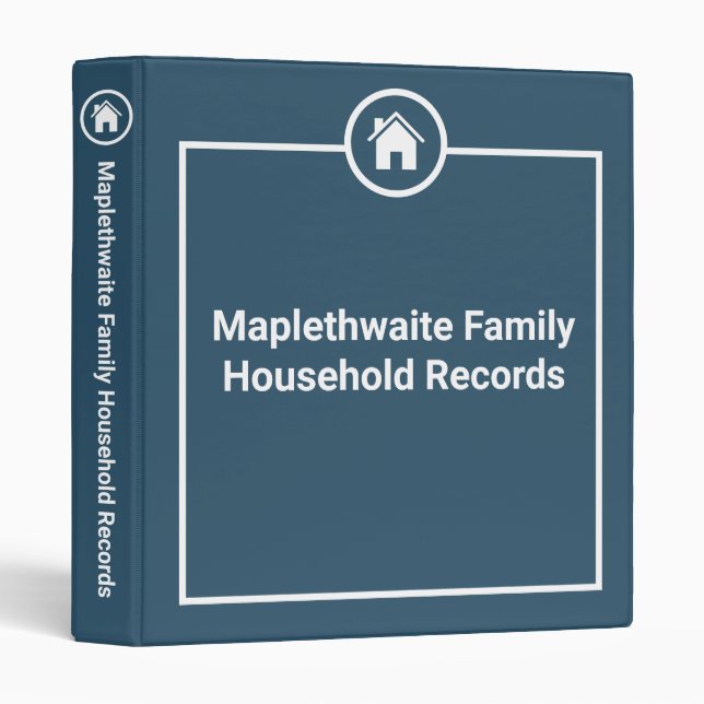 Good Ideas | Binder | Home | Slate Blue (Front/Spine)