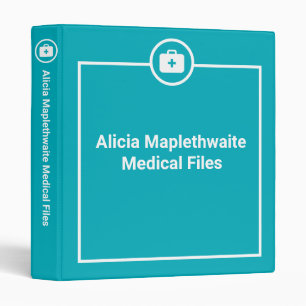 Good Ideas   Binder   Medical   Aqua Blue