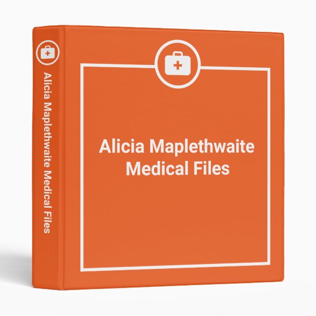 Good Ideas | Binder | Medical | Orange (Front/Spine)