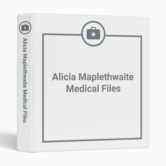 Good Ideas | Binder | Medical | White (Front/Spine)