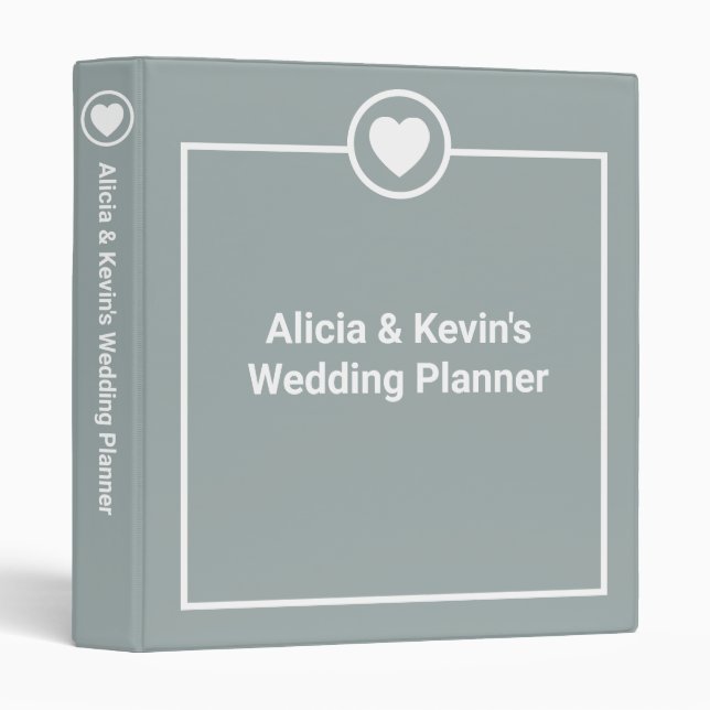 Good Ideas | Binder | Wedding | Soft Gray (Front/Spine)