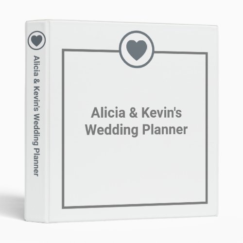 Good Ideas  Binder  Wedding  White