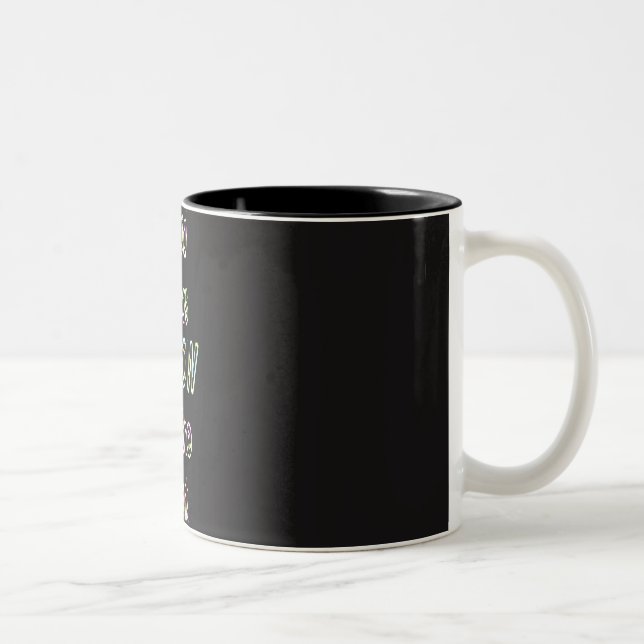 good ideas GLOW in the dark Two-Tone Coffee Mug (Right)